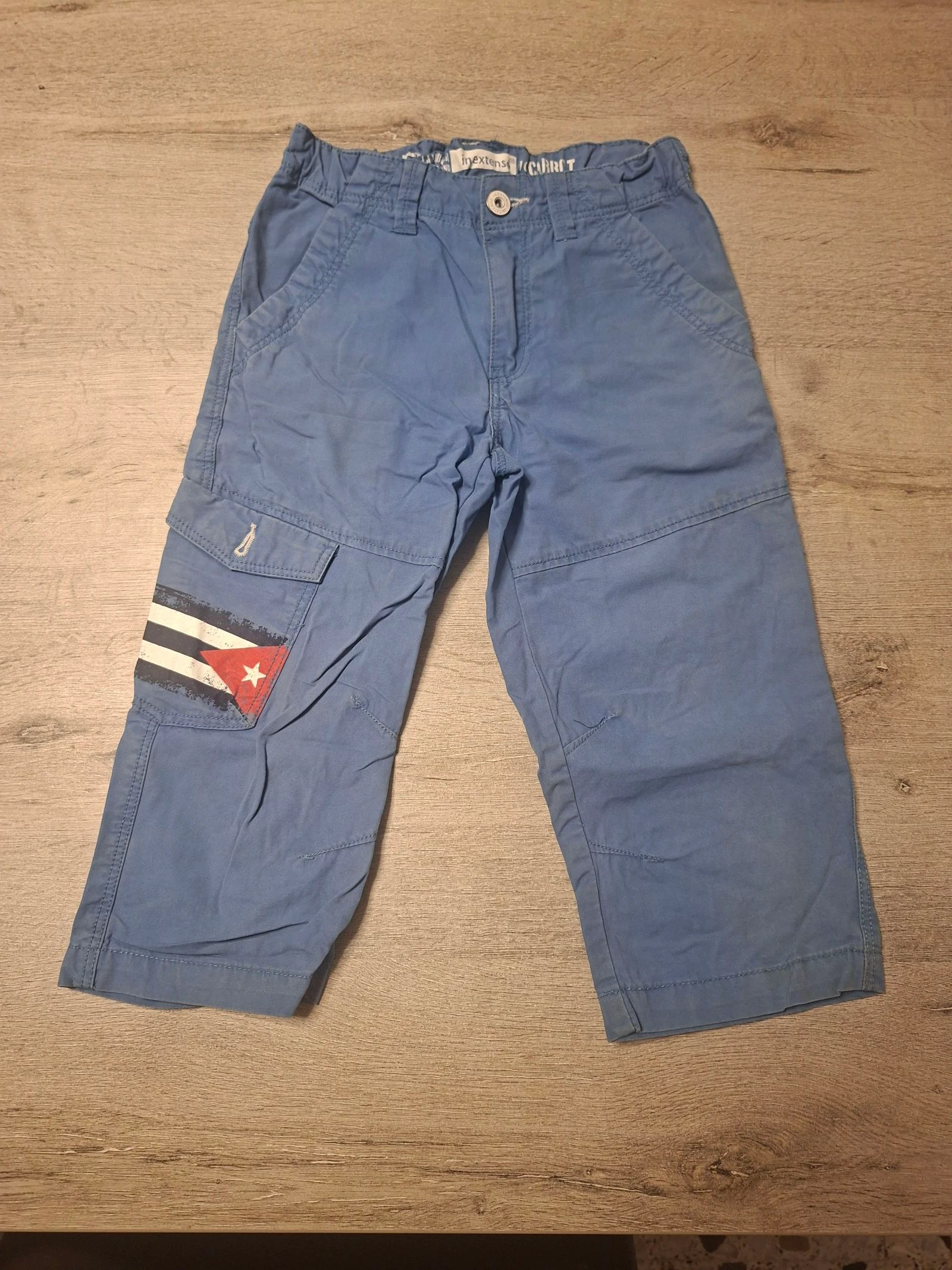 🌷F4-08🌷Calça cargo 3/4 para menino IN EXTENSO – Tamanho 10 anos (131-143 cm) – Estilo moderno e prático🌷 – photo 2